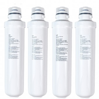 Set filtre (PP+Precarbon+U.F.+Postcarbon) pentru dozatoare apa BIOLUX by Midea schimb la 1 an 