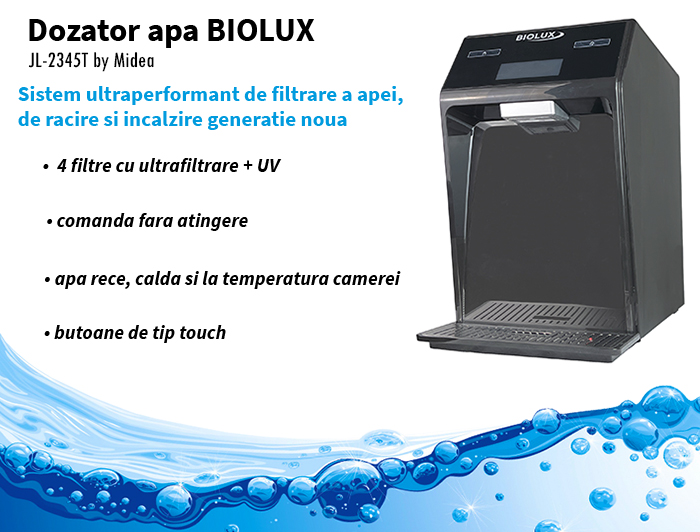 prezentare dozator apa biolux jl-2345t by midea