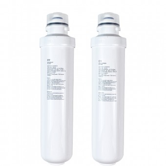 Set filtre (PP+Precarbon) pentru dozatoare apa BIOLUX by Midea schimb la 6 luni 